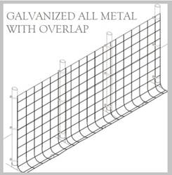 Fence Kit O48g (7.5 x 100 All Metal GALV 1.0 Grid) NEW Fence Kit O48G (7.5 x 100 ALL METAL GALV 1.0 Grid)